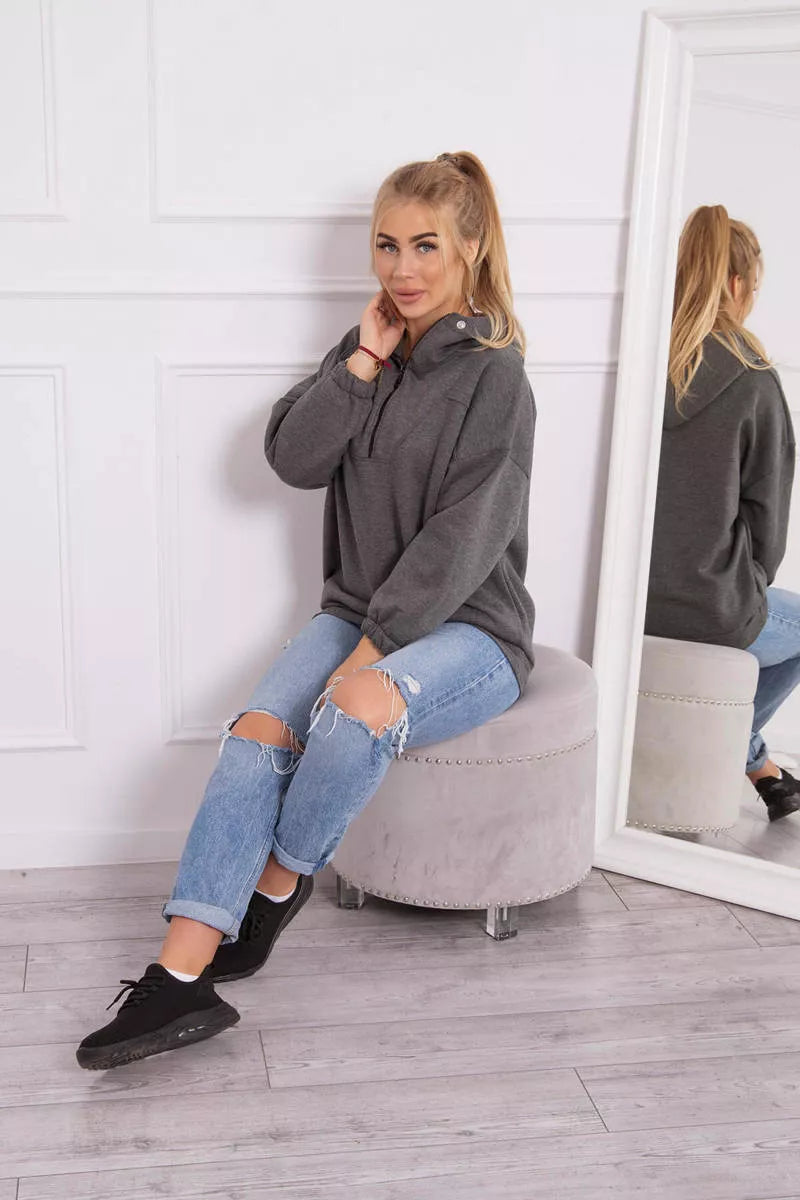 Grey sweater for women Kesi 