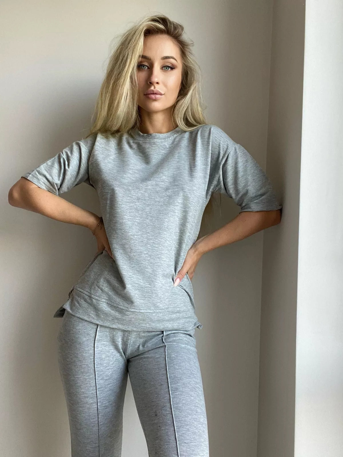 Clara grey women's tracksuit