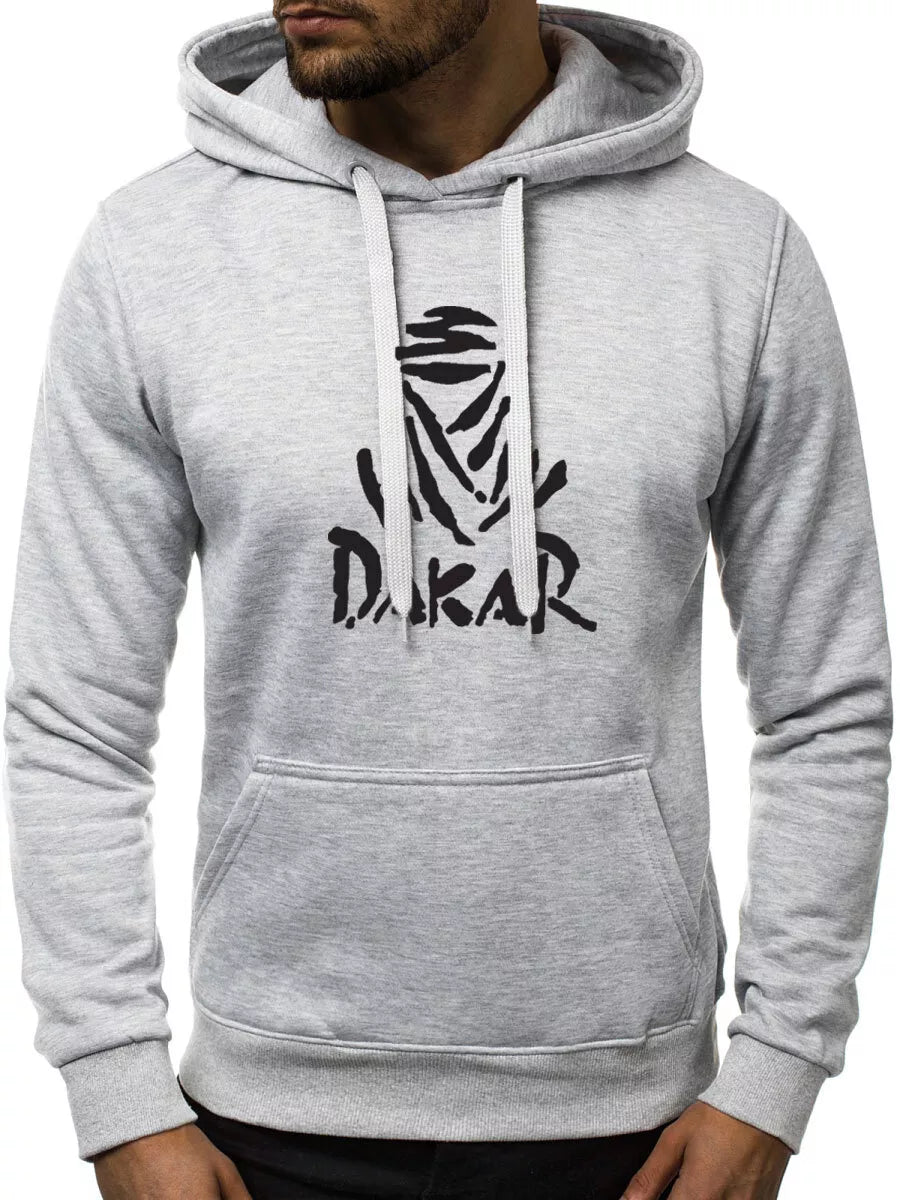 Grey men's hoodie Dakar