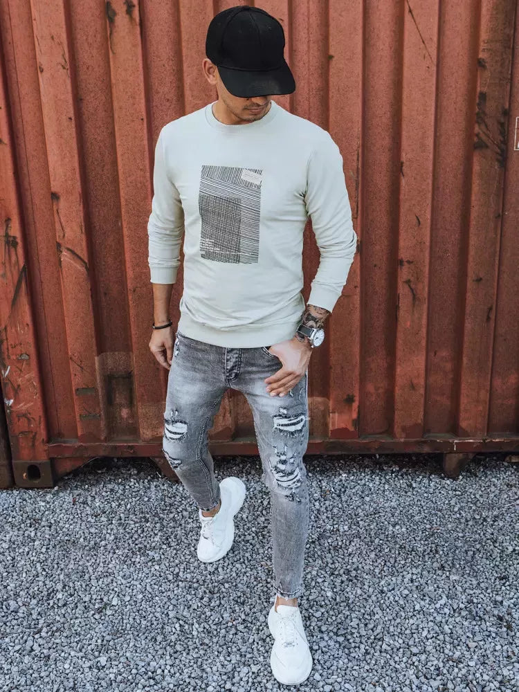 Gray men's sweater Sovel