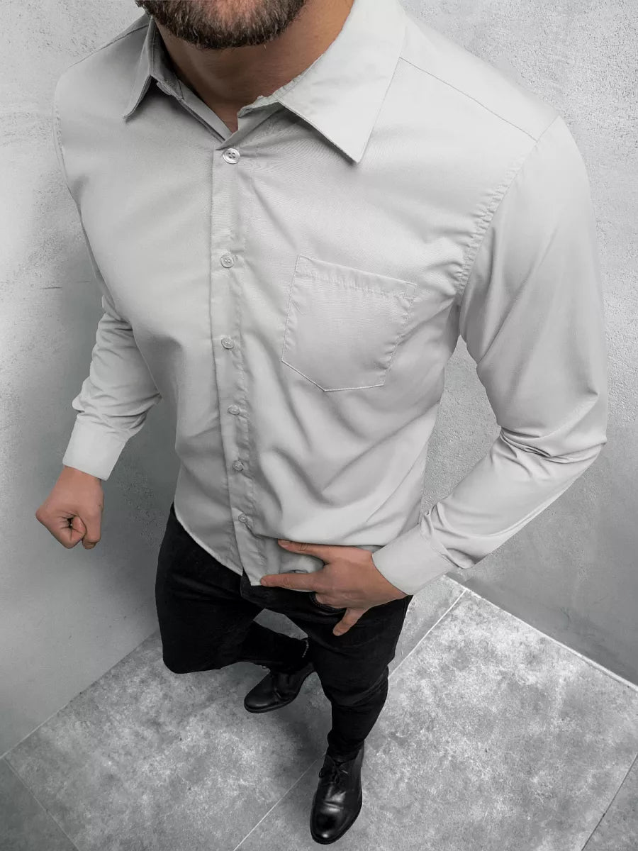 Gray shirt for men Elegance