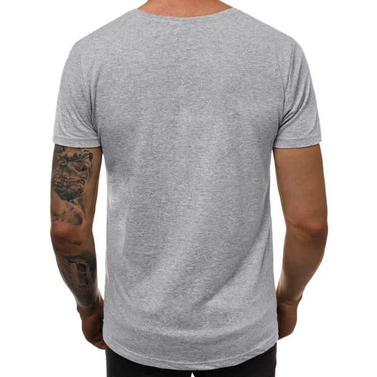 Gray men's T-shirt Lika