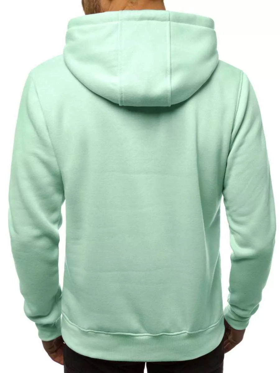 Men's mint-colored hoodie Buvoli