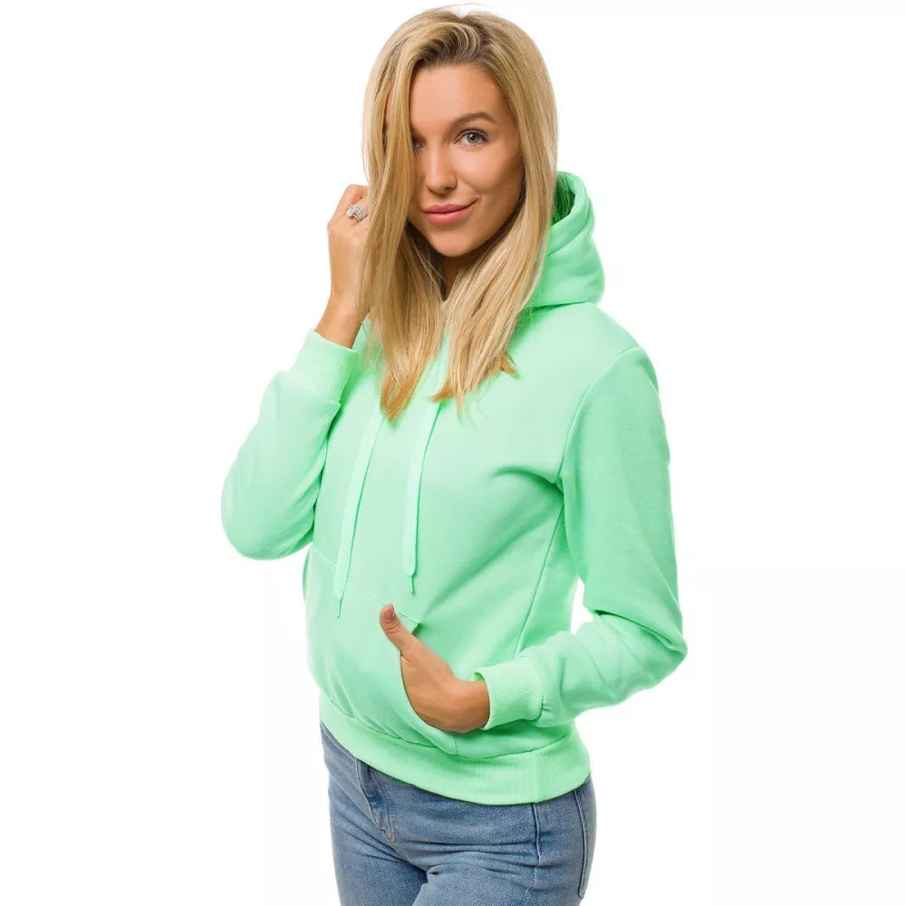 Women's mint hoodie Molin
