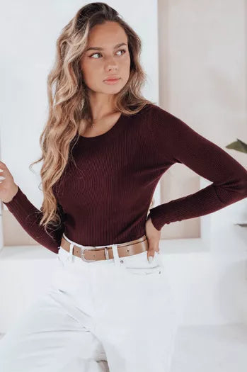 Women's brown sweater Gino 