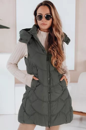 Women's green vest Giro