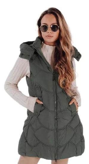 Women's green vest Giro