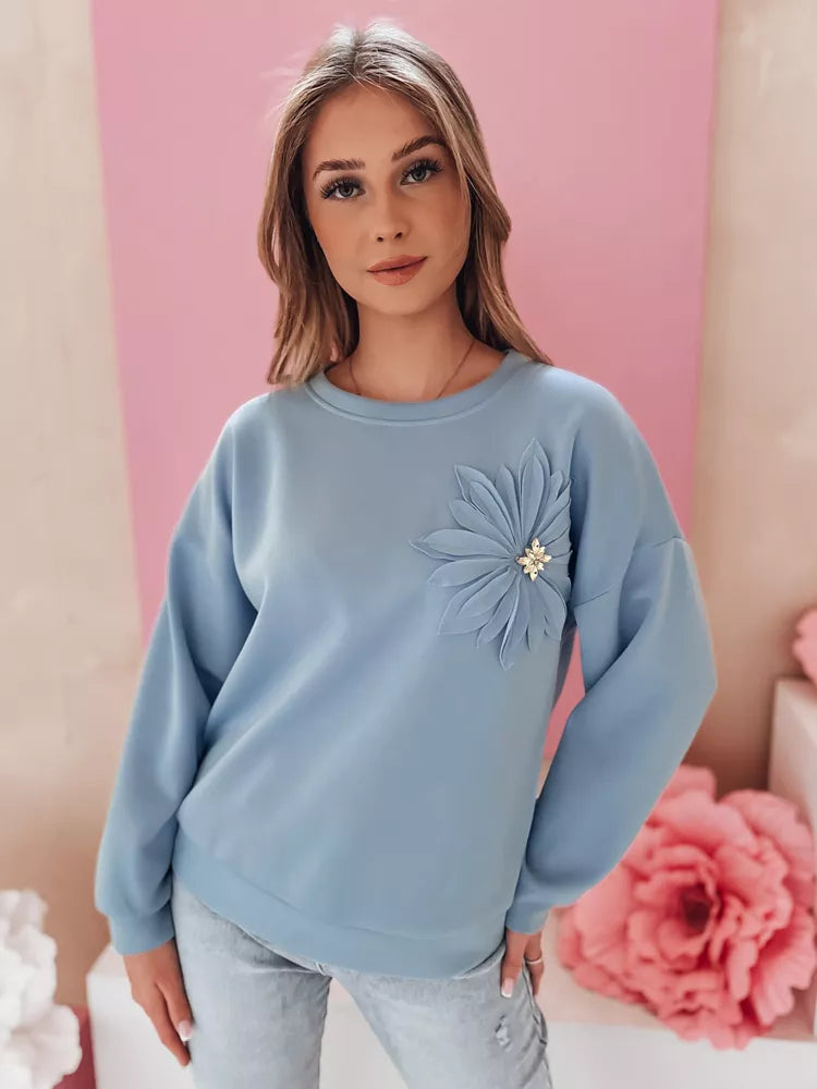 Women's blue sweater Flori