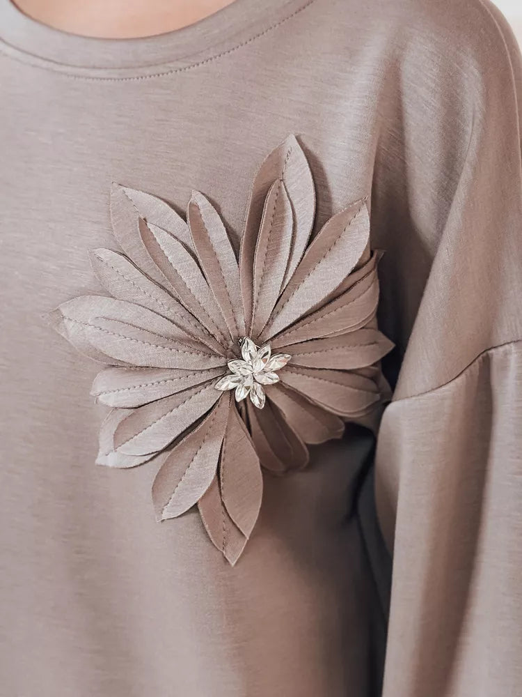 Women's brown sweater Flori