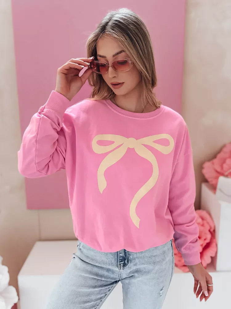 Women's pink sweater Cute