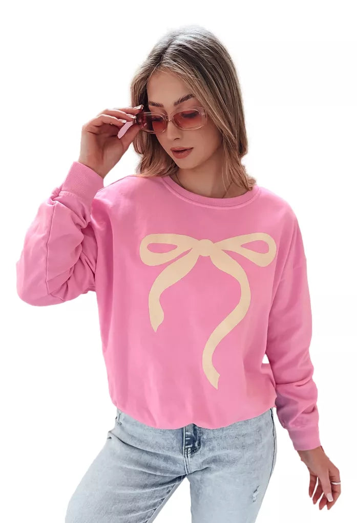 Women's pink sweater Cute