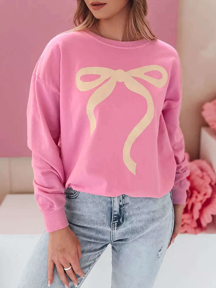 Women's pink sweater Cute