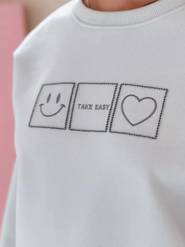 Women's light blue sweater Easy