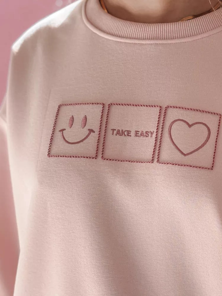 Women's pink sweater Easy