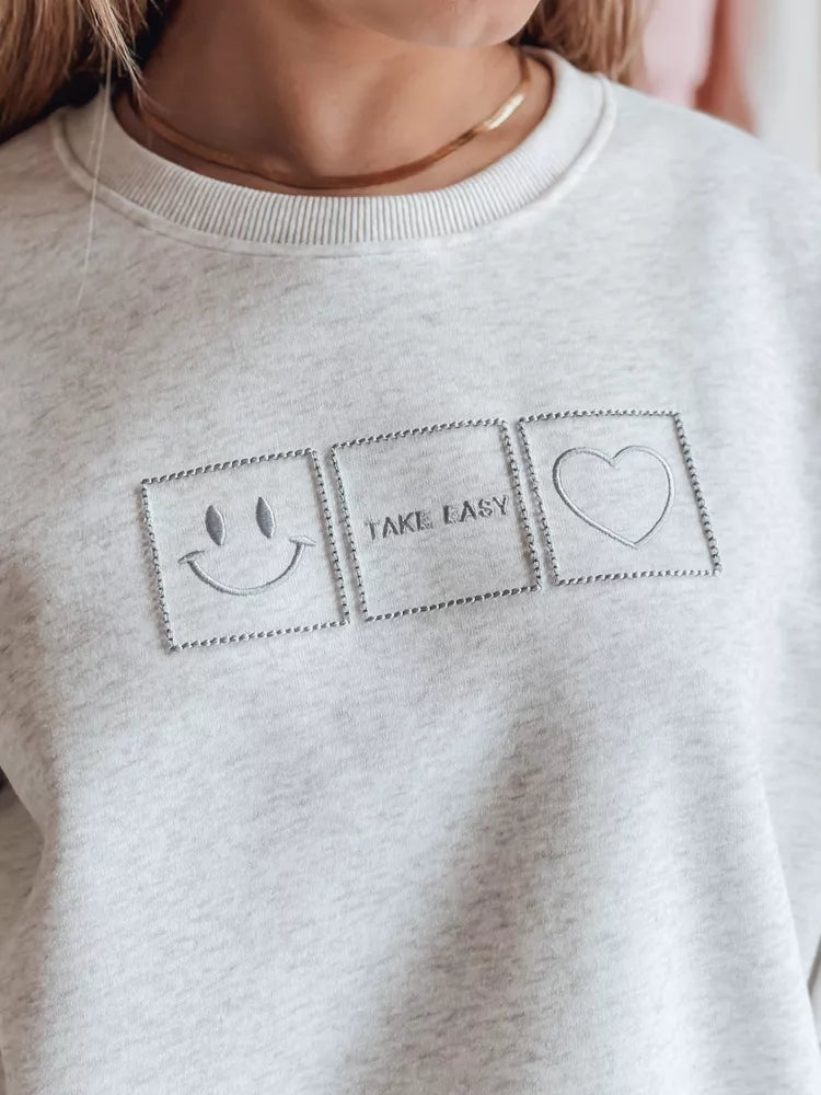 Women's gray sweater Easy