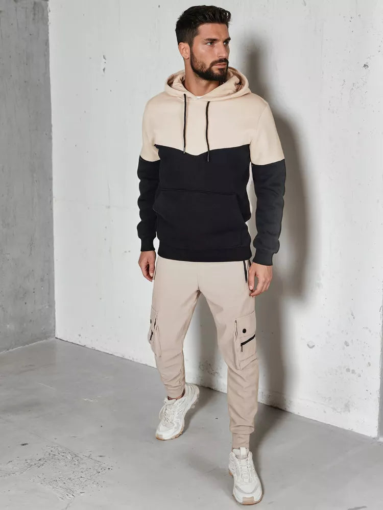 Men's beige sweater Race