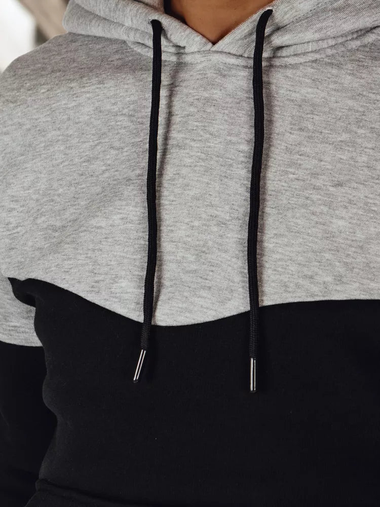 Men's light gray sweater Race