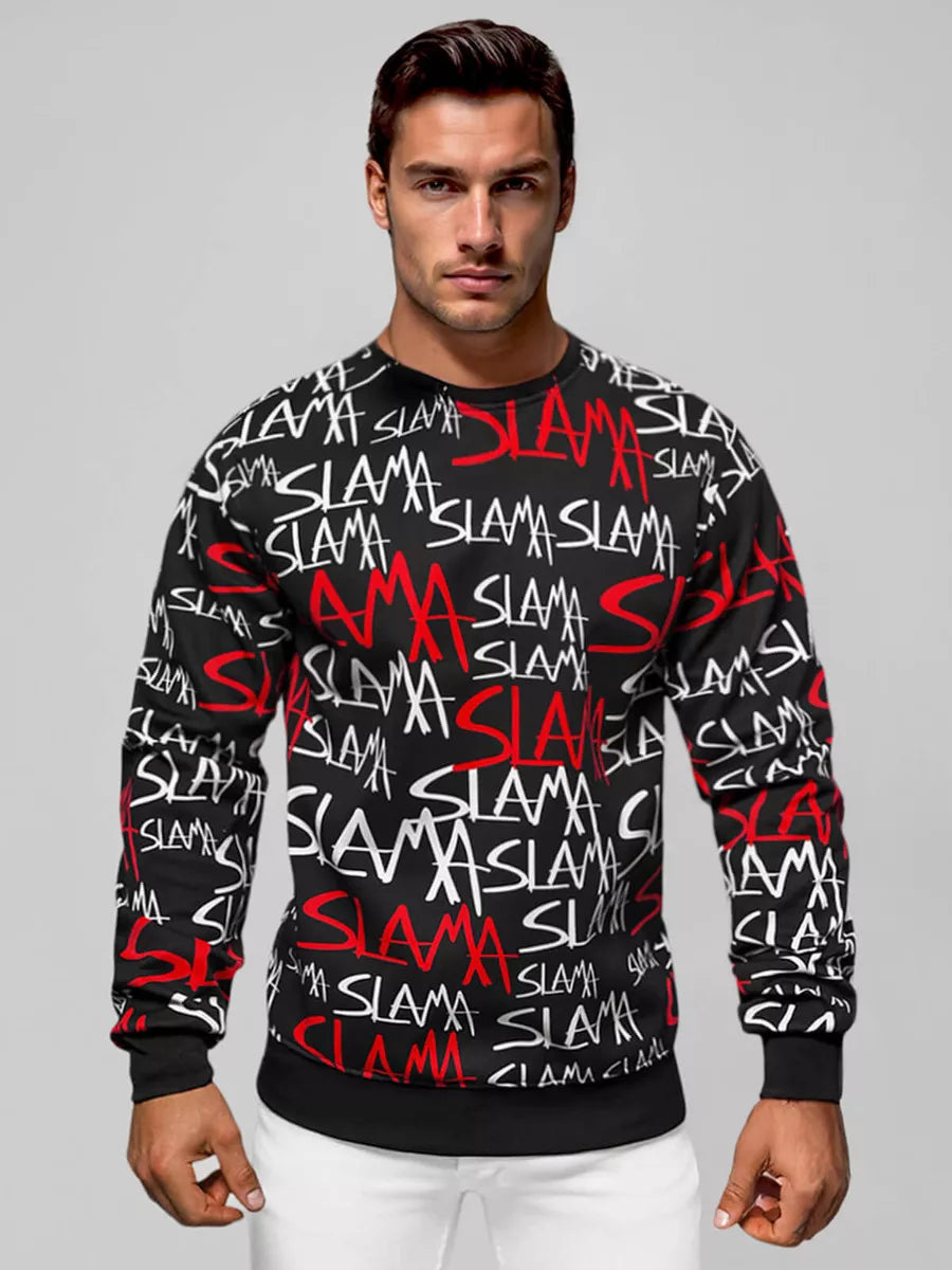 Men's black sweater Slama