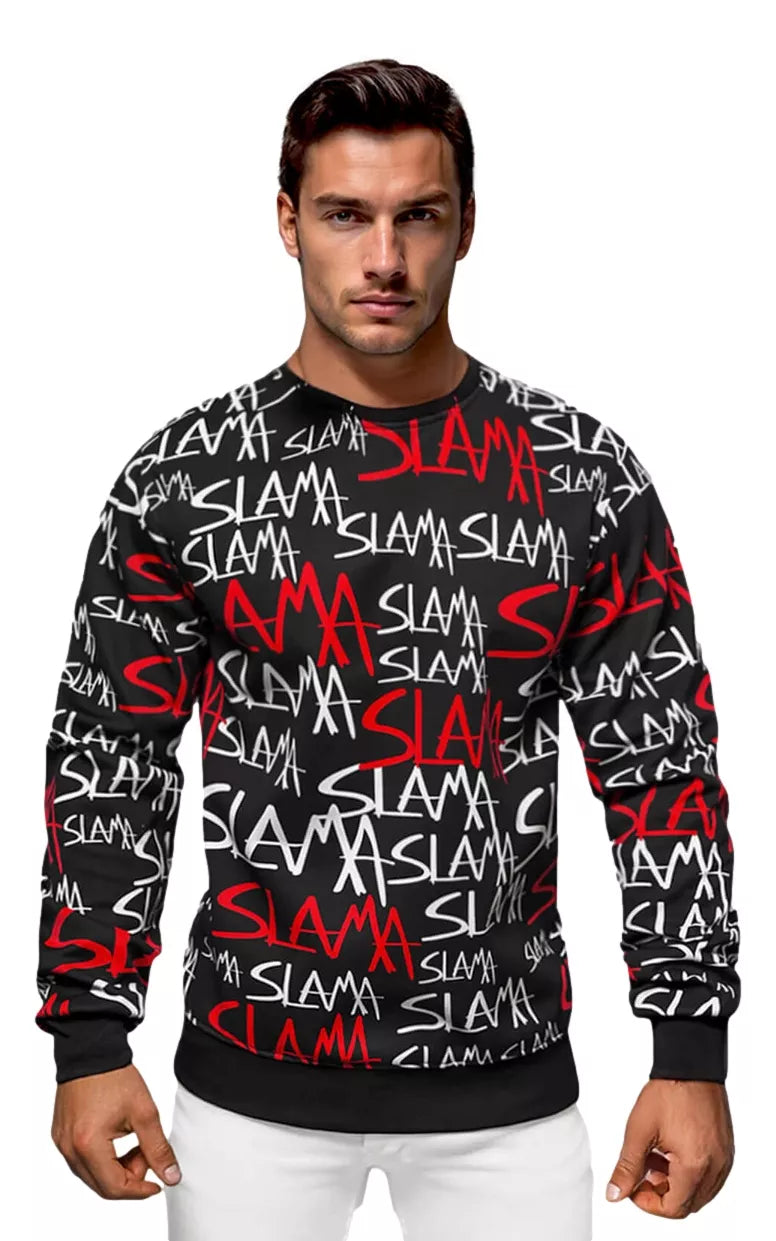 Men's black sweater Slama