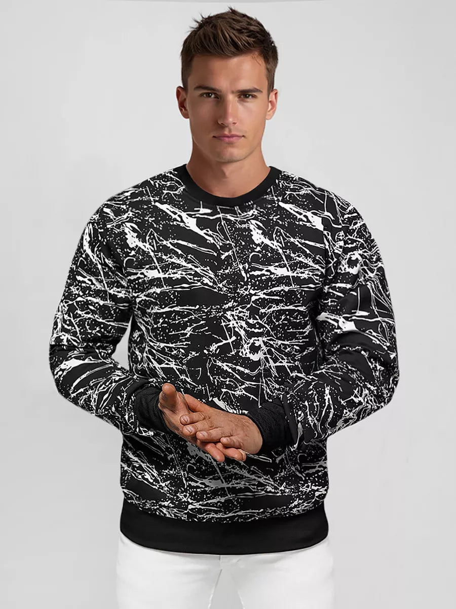 Men's black sweater Movik