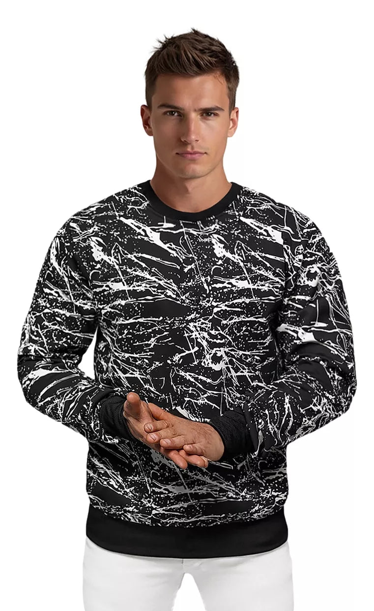 Men's black sweater Movik