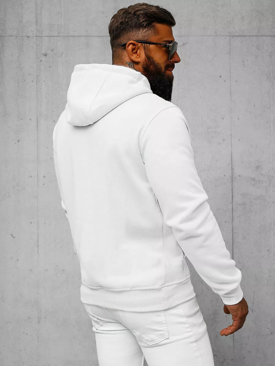 White men's hoodie Buvoli