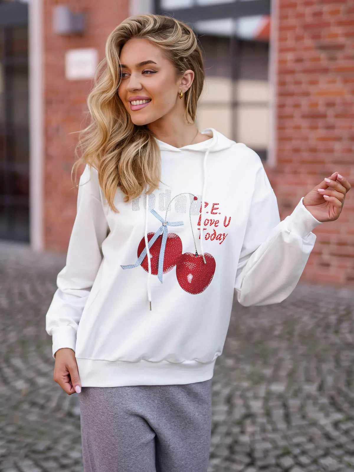 Women's white sweater Today