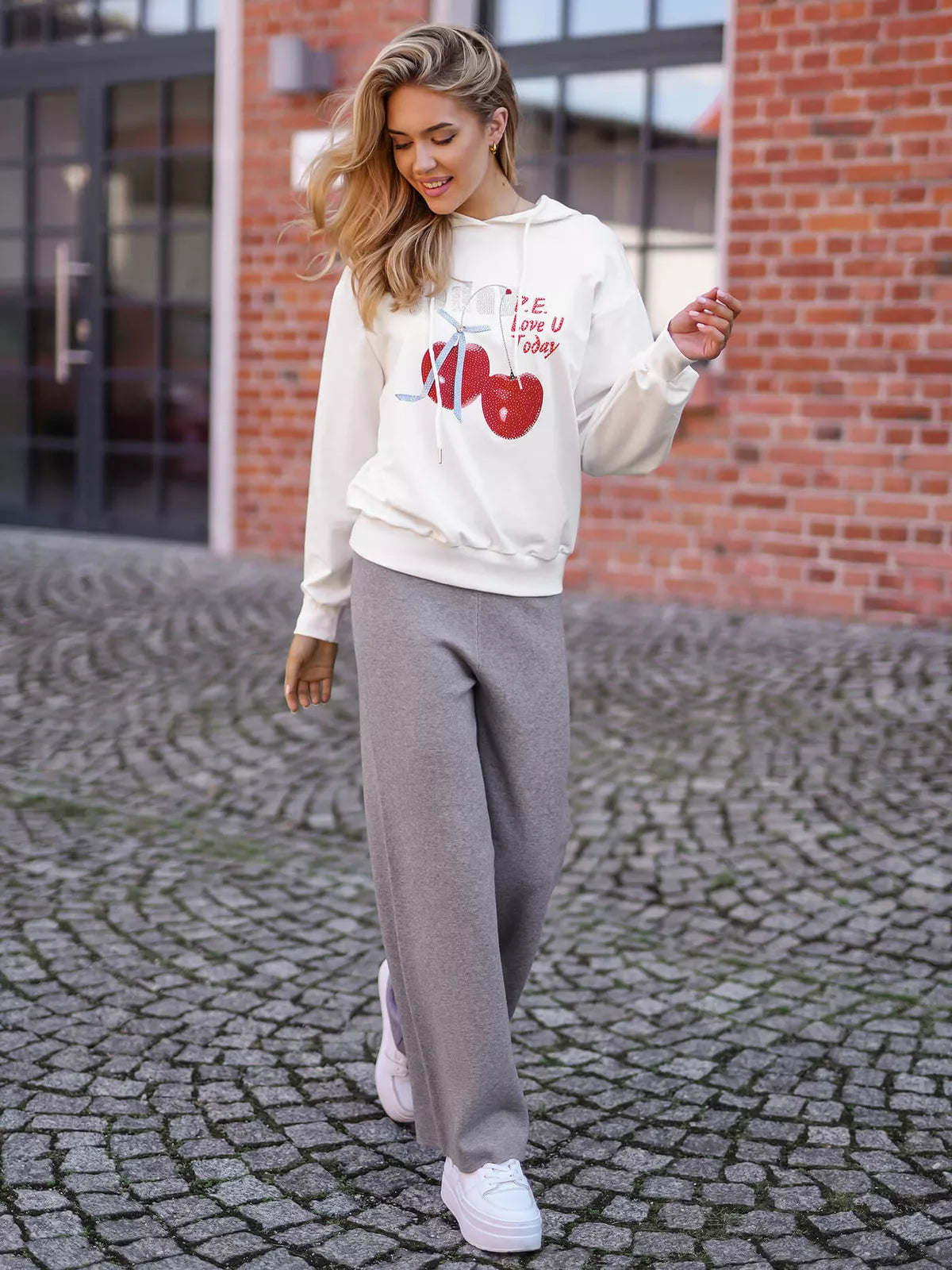 Women's white sweater Today