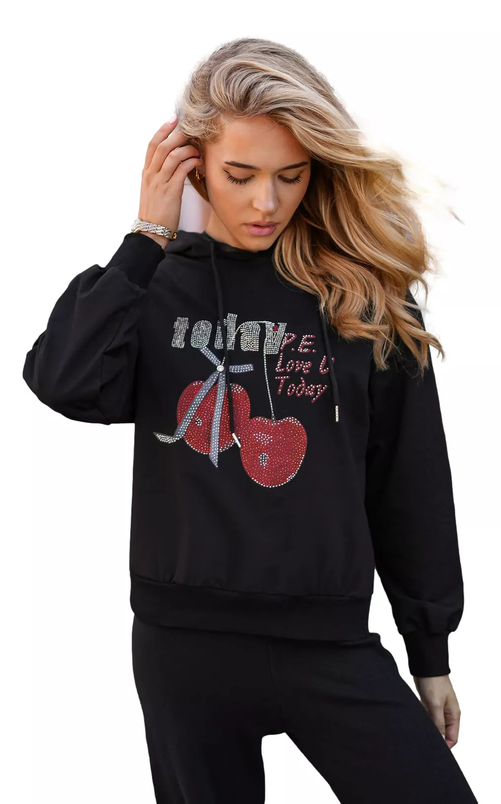 Women's black sweater Today