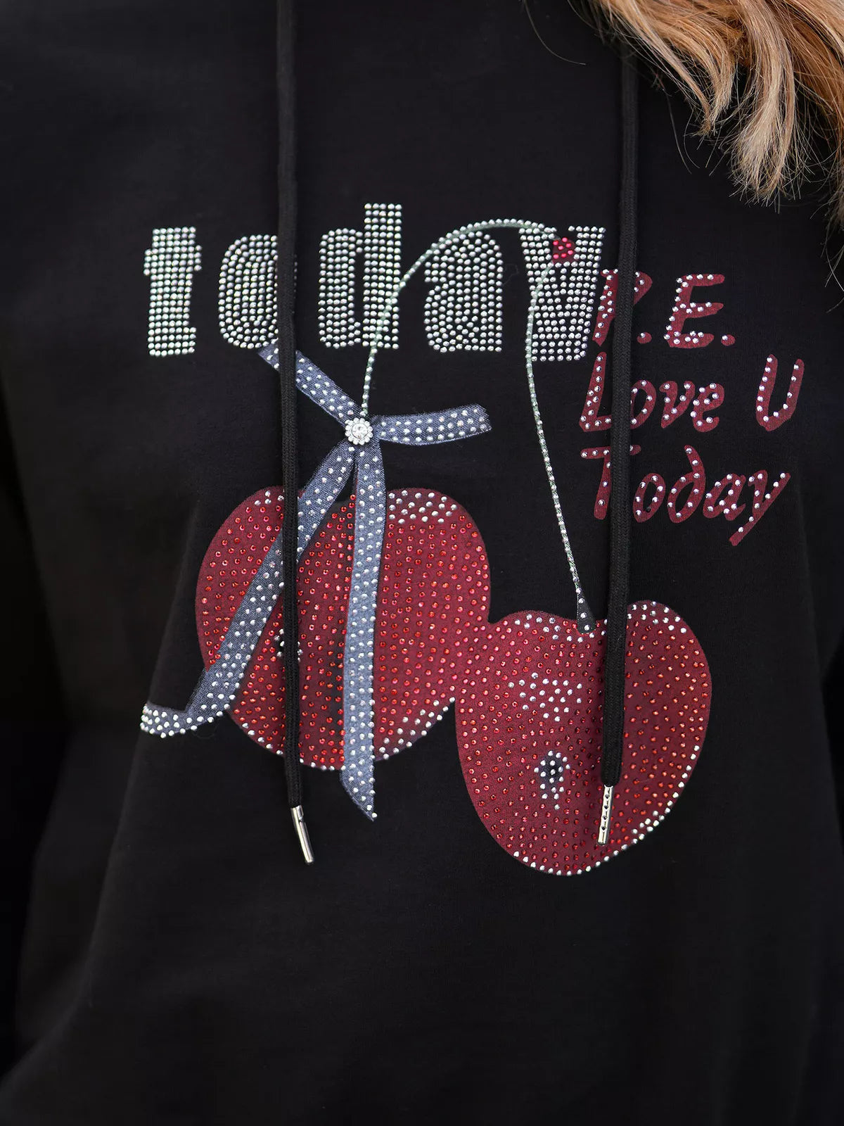 Women's black sweater Today