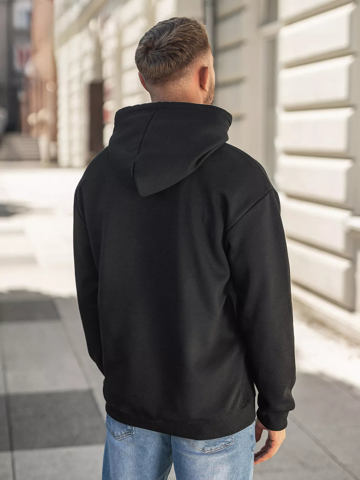 Men's black hoodie Bad