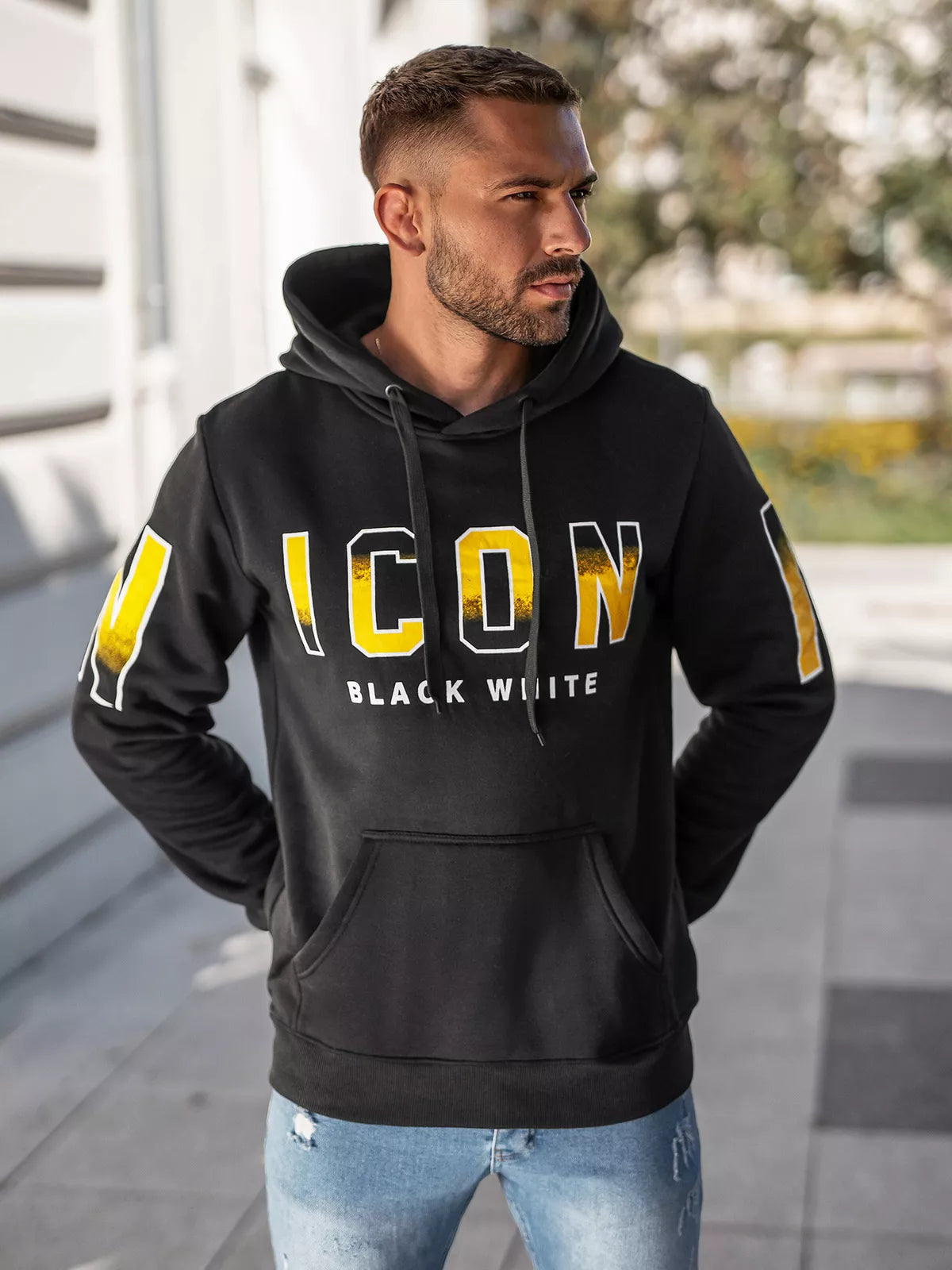 Men's gray sweater Icon2