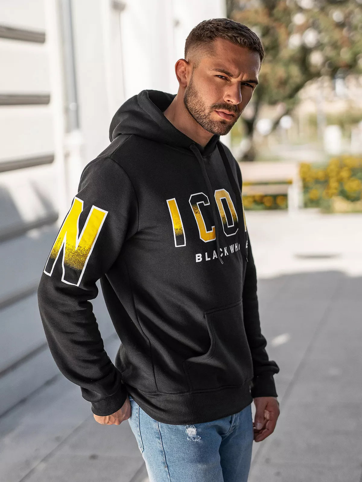 Men's gray sweater Icon2