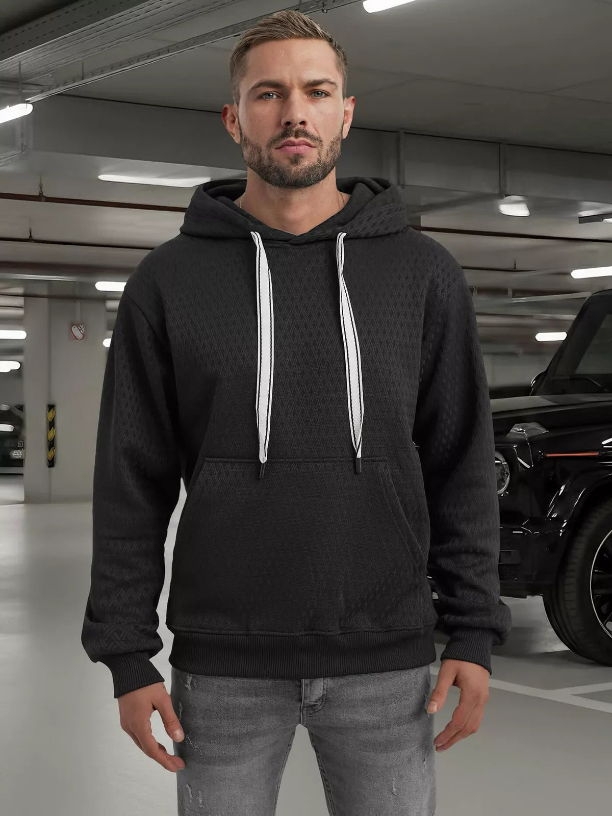 Men's black Carla hoodie