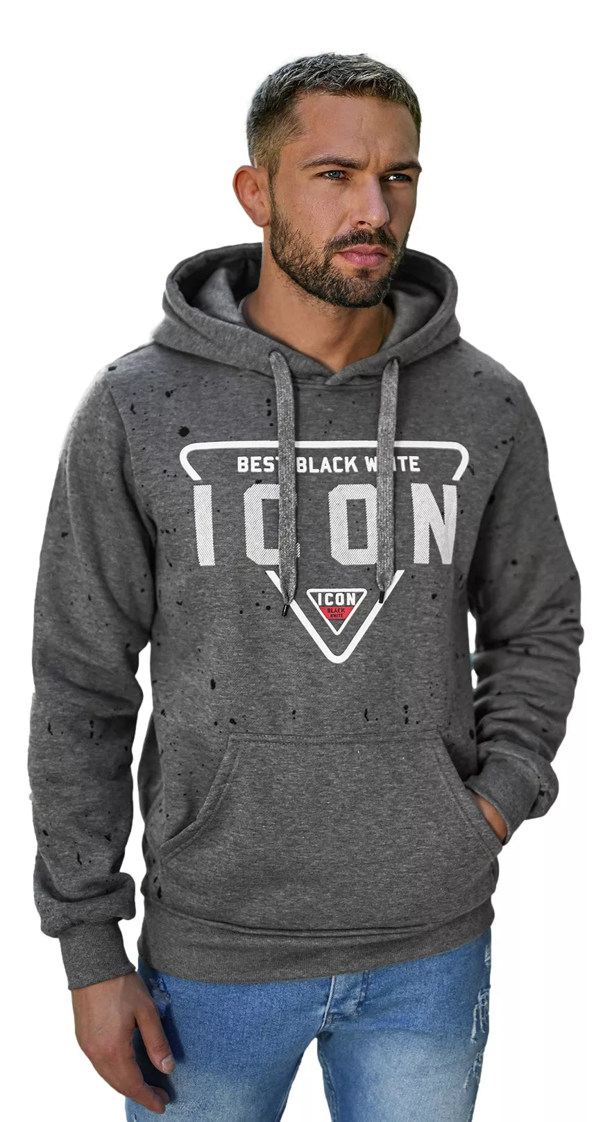 Men's gray sweater Best