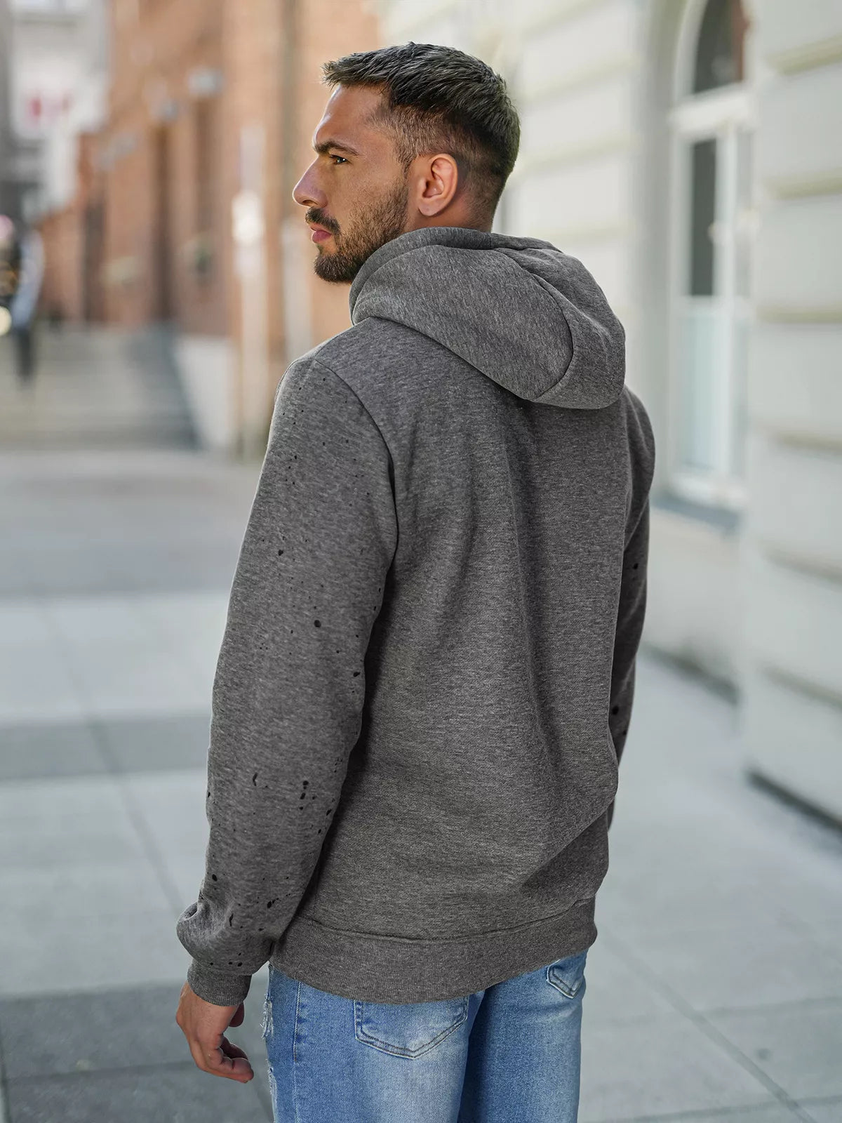 Men's gray sweater Best