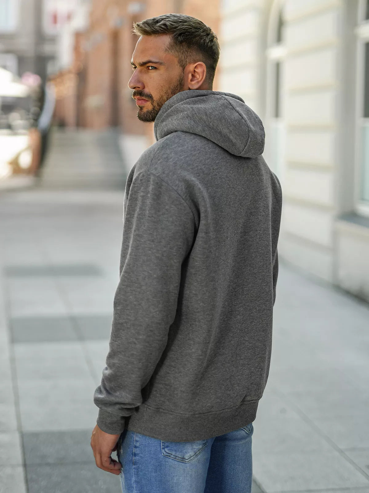 Men's gray sweater Brooklyn