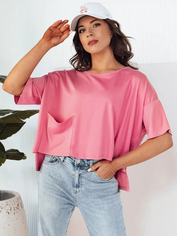 Women's oversized pink T-shirt Eling