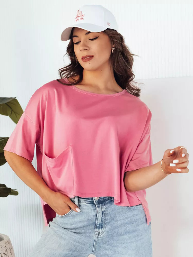 Women's oversized pink T-shirt Eling