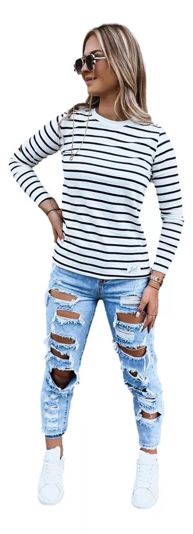 Women's white blouse Bluejay