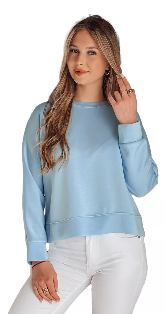 Women's light blue blouse with pendant Nubiss 