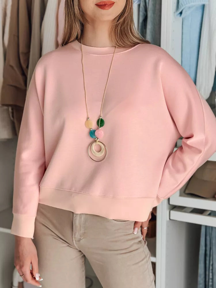 Women's pink blouse with pendant Nubiss 