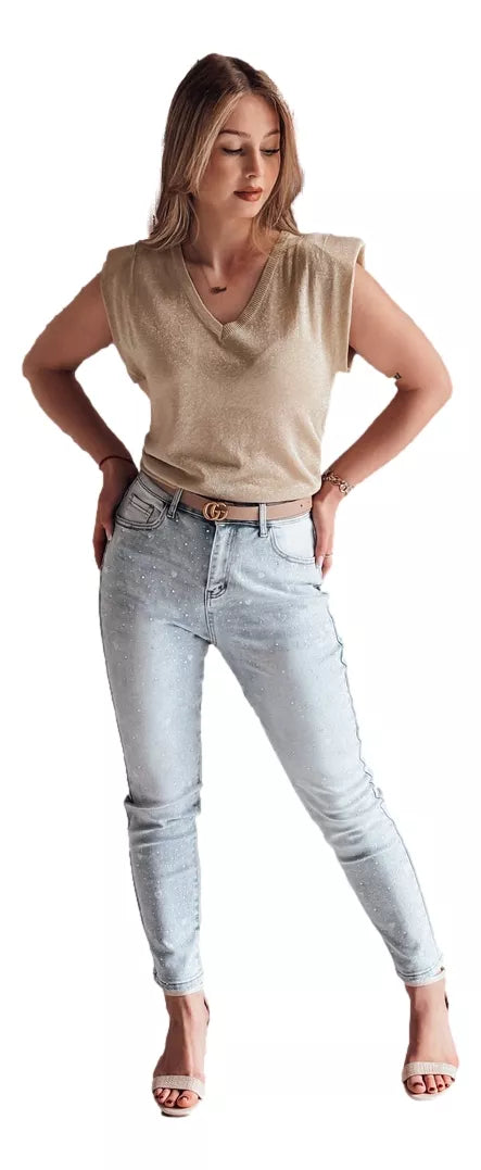 Women's brown blouse SELFINA