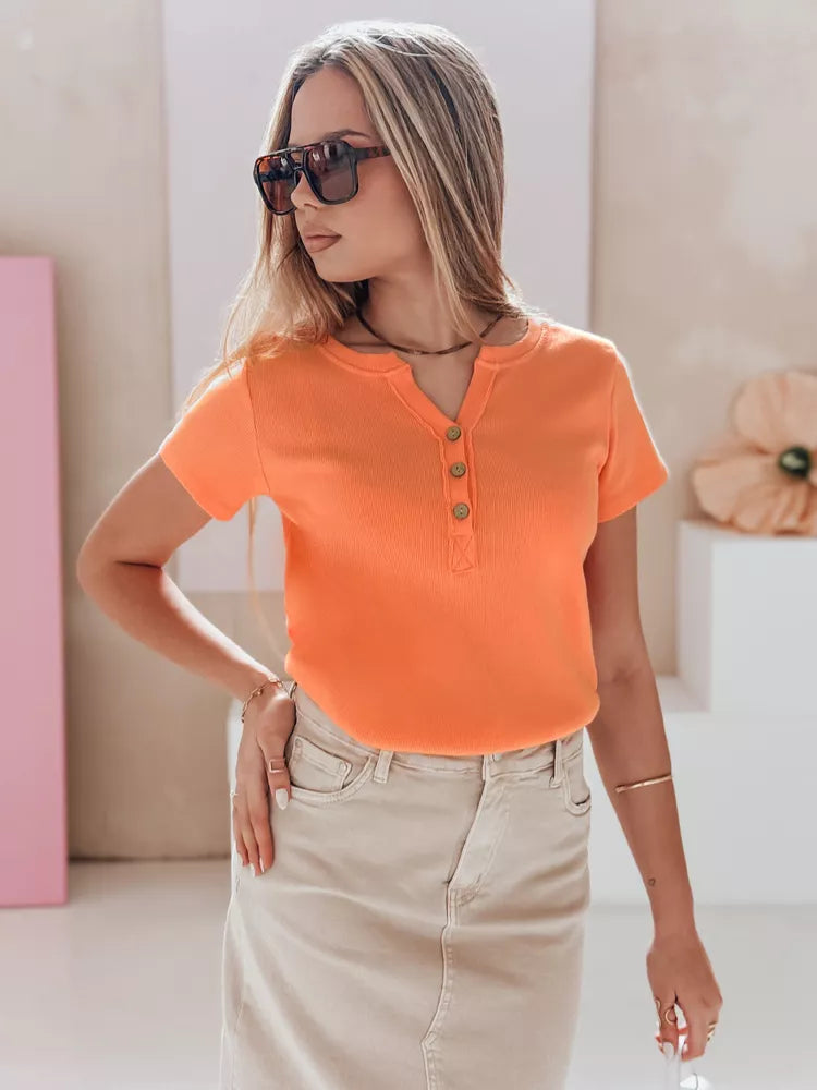 Women's orange T-shirt Elin