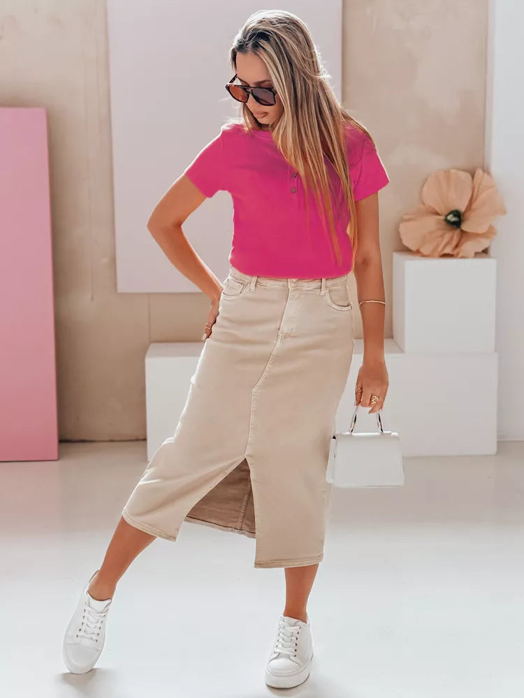 Women's pink blouse Kiss Look