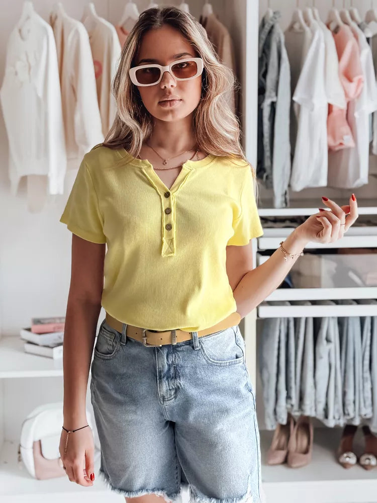 Women's yellow T-shirt Elin