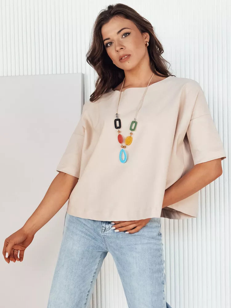 Women's brown blouse Bulls