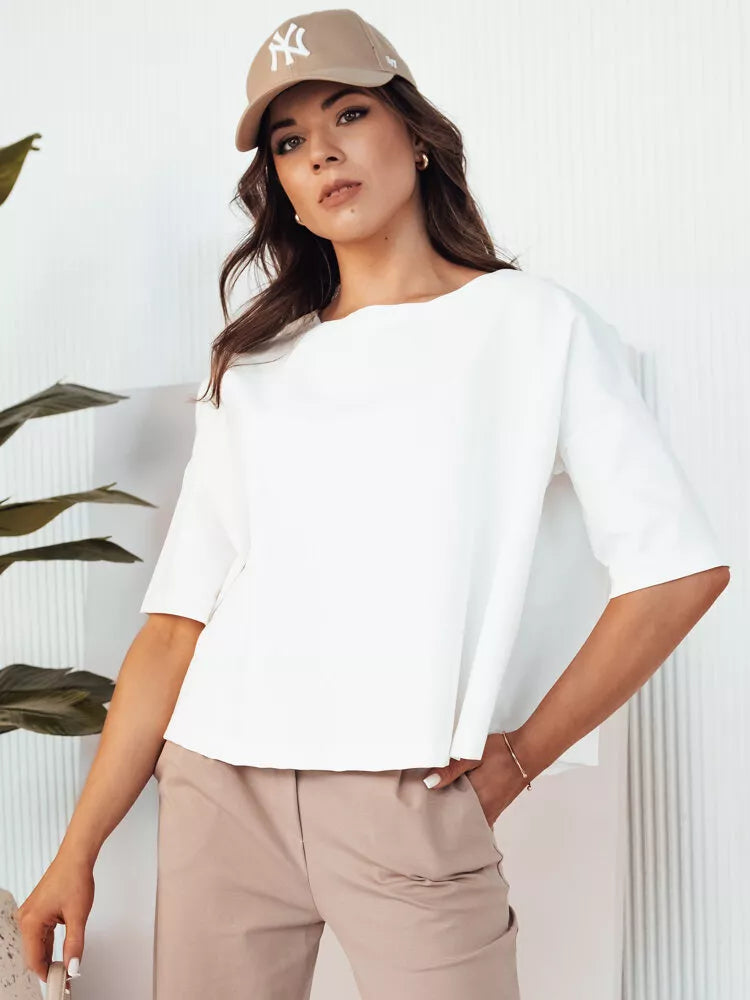 Women's white blouse Bulls