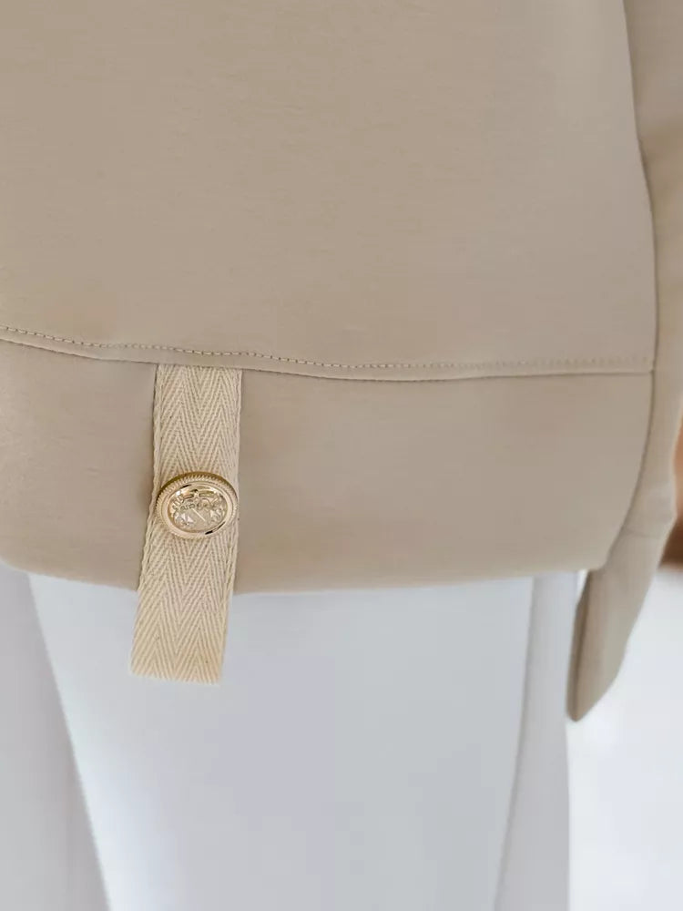 Women's oversize brown T-shirt Shine