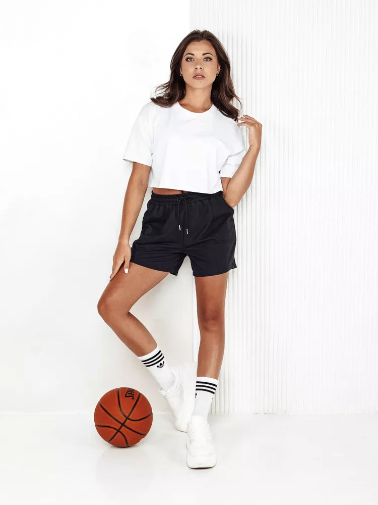 Women's black shorts Pella